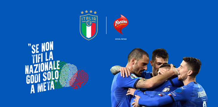 Fonzies tifa per gli Azzurri: è Partner Ufficiale delle Nazionali di calcio per il triennio 2020-2022