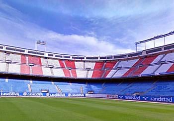 Lo stadio "Vicente Calderon" di Madrid