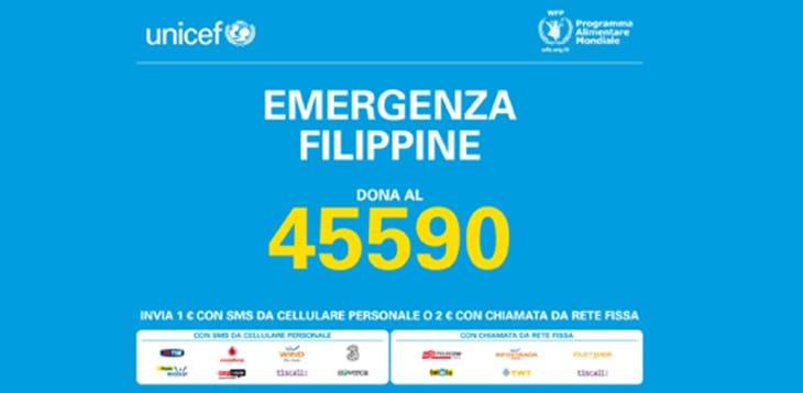 La Figc al fianco di UNICEF e WFP a sostegno delle popolazioni Filippine