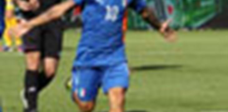 Insigne tra i 25. Azzurri nelle zone terremotate: il 9 allenamento a Medolla.