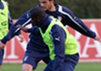 Primo allenamento per gli Azzurri. Rossi a letto con la febbre