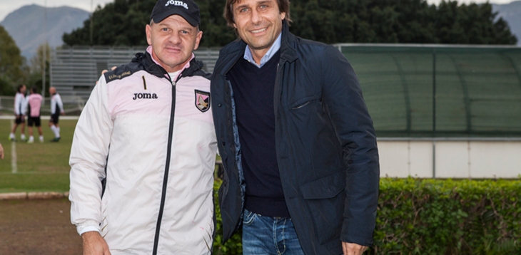 Conte in visita al Palermo: “Con i club serve un rapporto di reciproca stima e fiducia”