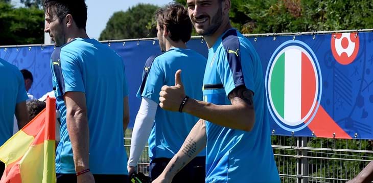 Bonucci si aggrega al gruppo, il difensore a disposizione per il match con Israele