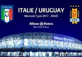 Dal 14 febbraio in vendita i biglietti per Italia – Uruguay a Nizza