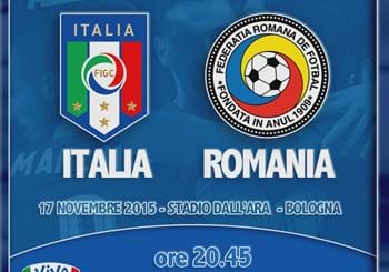 Azzurri in campo stasera contro la Romania per chiudere il 2015