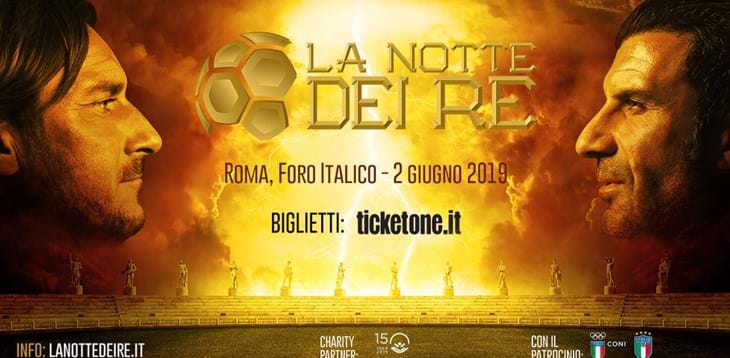 I trofei della Nazionale esposti nel villaggio de “La Notte dei Re” il 2 giugno al Foro Italico