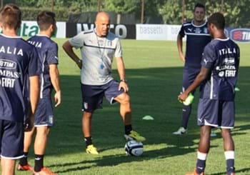 Under 21: ultimo giorno di preparazione prima della partenza per il Belgio