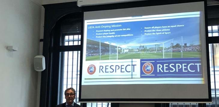 A Bruxelles il seminario UEFA per combattere il doping nel calcio di base