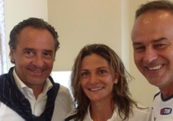 Prandelli in visita alla squadra. Cabrini: “Siamo sulla buona strada”