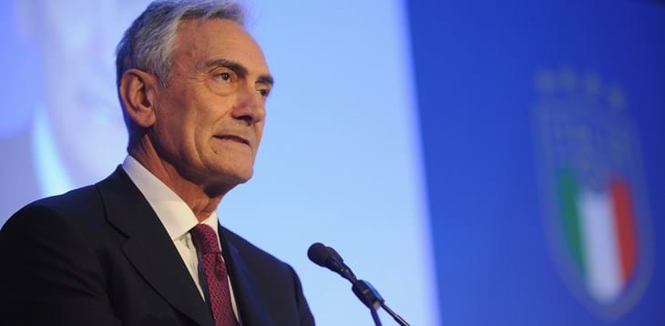 Gravina: “Mi auguro che l’Italia continui ad entusiasmare e che prenda l’aereo per Londra”