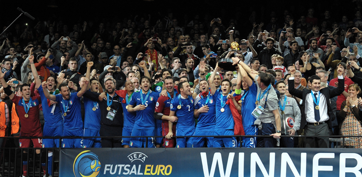 Italia Futsal vittoria Europei 2014