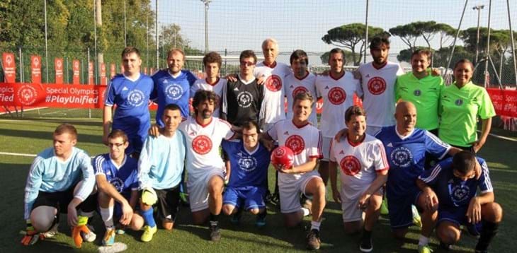 La FIGC al fianco di ‘Special Olympics’: Di Biagio in campo con Malagò, Lotti e Tommasi