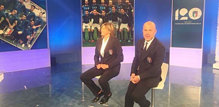Di Biagio e Bertolini a ‘Uno Mattina’: al via in Rai la giornata tematica sui 120 anni della FIGC