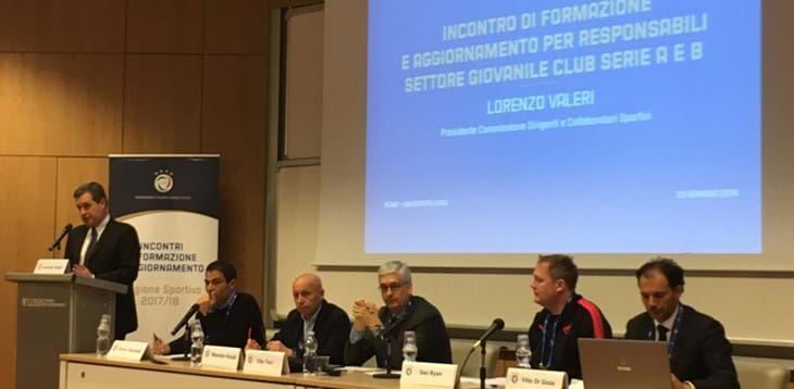 Incontro con i club di A e B. Tisci: “Importante la sinergia con il Settore Giovanile”