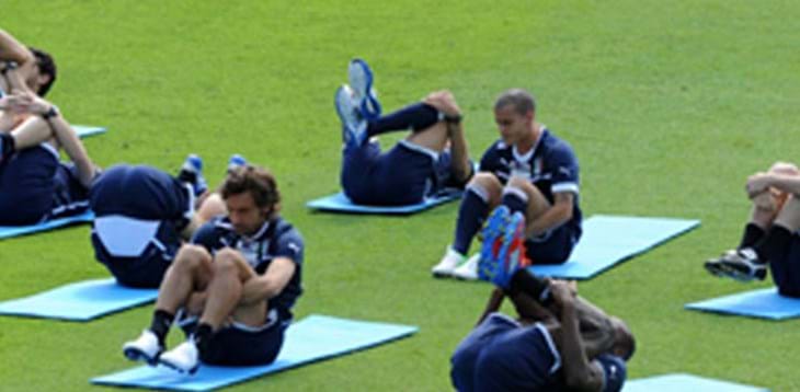 Allenamento a Danzica per gli Azzurri. Doppiette per Balotelli e Di Natale