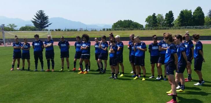 Primo allenamento per le Azzurre in Giappone. Giovedì la sfida con le padrone di casa