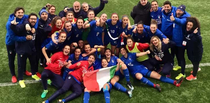 Impresa delle Azzurrine. Per la prima volta l’Italia in finale in quattro competizioni europee