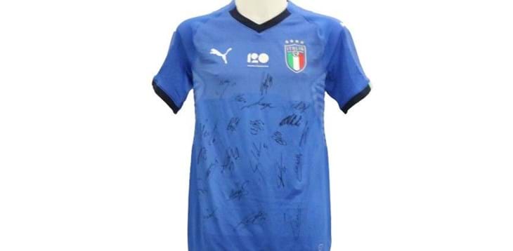 La maglia della Nazionale all'asta per le realtà colpite dal crollo di Ponte Morandi