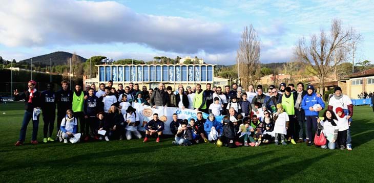 A Coverciano con gli Azzurri: una giornata speciale per i ragazzi dell’Associazione Italiana Sindrome X Fragile