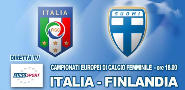 UEFA Women's Euro 2013: alle 18.00 Italia-Finlandia