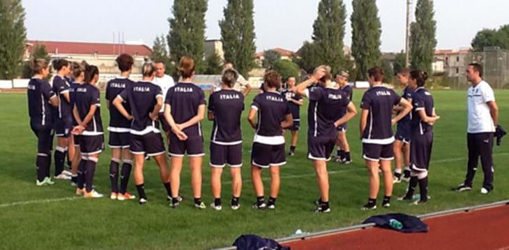 Femminile: al via il raduno in vista del match con la Repubblica Ceca
