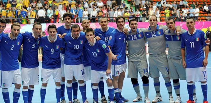 Calcio a 5: stasera la prima delle due amichevoli con la Slovacchia